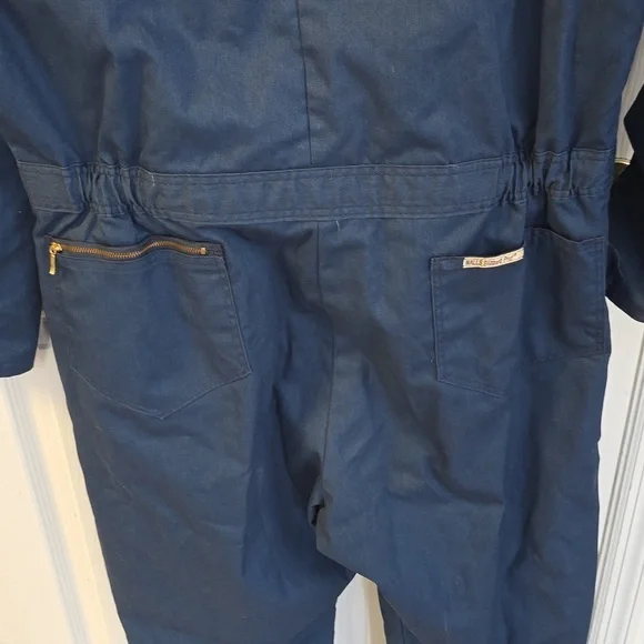 Vintage Walls Blizzard Pruf Coveralls Insulated Blue Size L/XL **